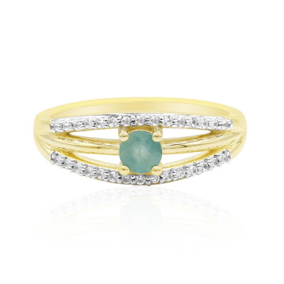 Anello in oro con Grandidierite