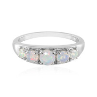 Anello in argento con Opale di Welo