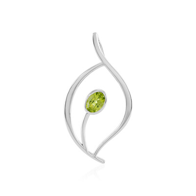 Ciondolo in argento con Peridoto Arizona