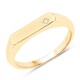 Anello in argento con Diamante I3 (J)