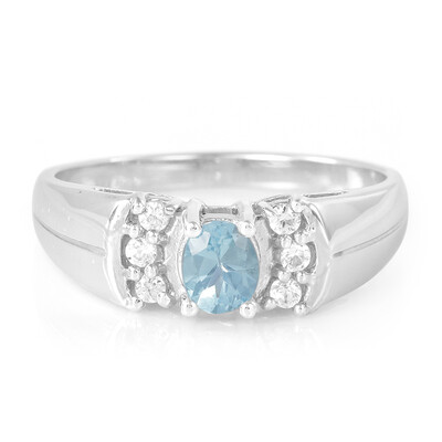 Anello in argento con Apatite Blu