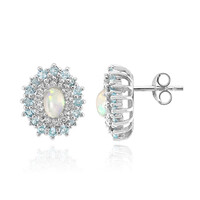 Orecchini in argento con Opale di Welo