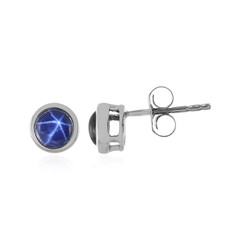 Orecchini in argento con Zaffiro Stellato Blu