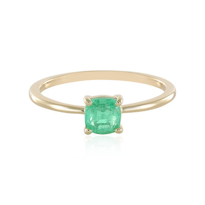 Anello in oro con Smeraldo Colombiano