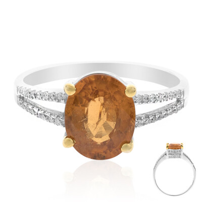 Anello in oro con Granato Mandarino (CIRARI)