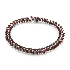 Bracciale in argento con Granato Mozambico