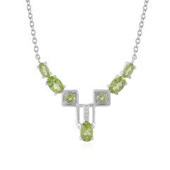 Collana in argento con Peridoto