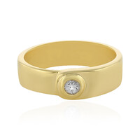 Anello in argento con Topazio Bianco