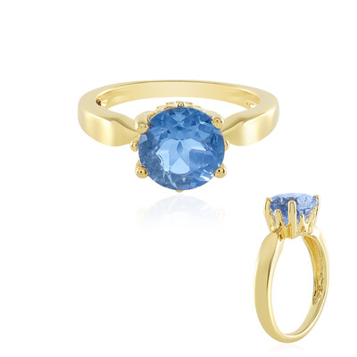 Anello in argento con Fluorite Cangiante