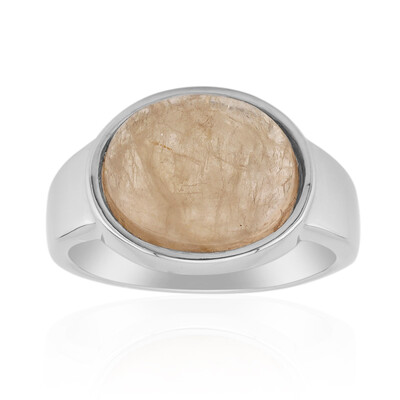 Anello in argento con Morganite