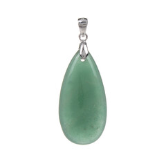 Ciondolo in argento con Avventurina Verde