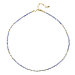 Collana in argento con Tanzanite