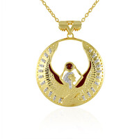 Collana in argento con Granato d’India