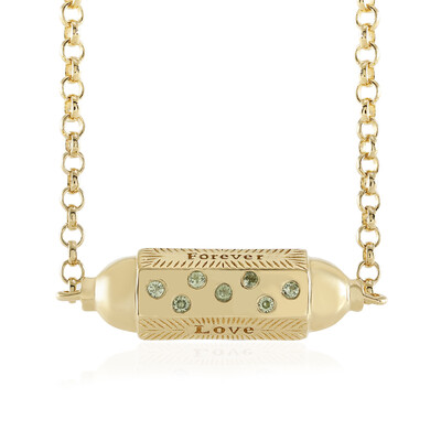 Collana in argento con Peridoto (M de Luca)