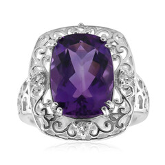 Anello in argento con Ametista del Marocco