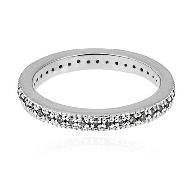 Anello in argento con Diamante Champagne I3