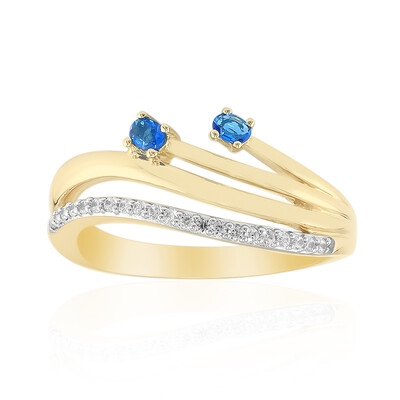 Anello in oro con Haüyne