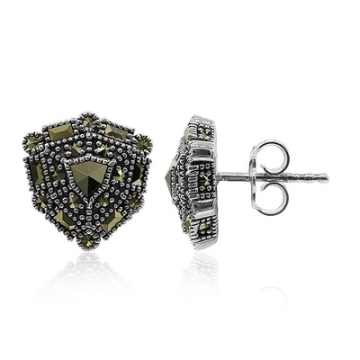 Orecchini in argento con Marcassite (Annette classic)