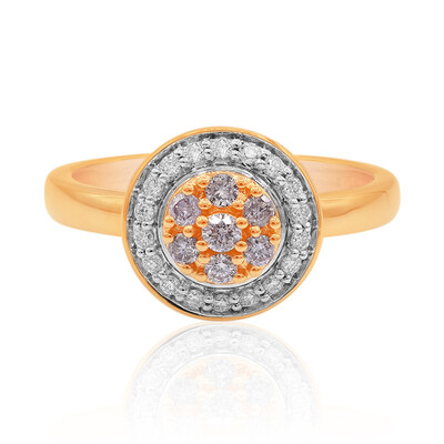 Anello in oro con Diamante Rosa d'Argyle I3 (Mark Tremonti)