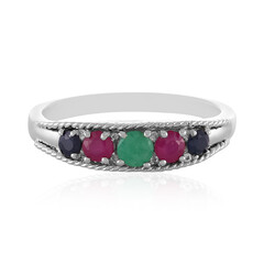 Anello in argento con Smeraldo Socoto