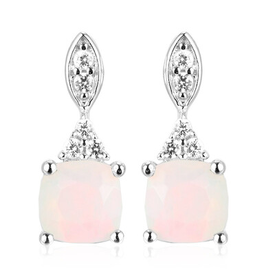 Orecchini in argento con Opale di Welo