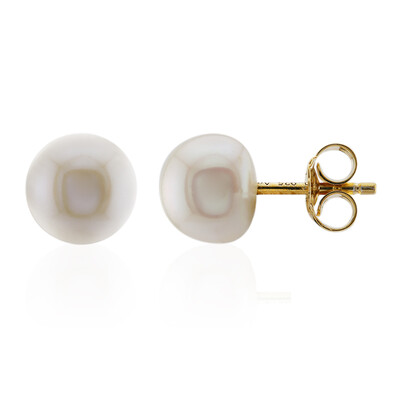 Orecchini in argento con Perla d'Acqua Dolce Bianca