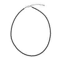 Collana in argento con Spinello Nero