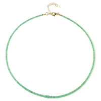 Collana in argento con Smeraldo Zambia