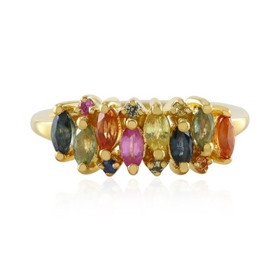 Anello in argento con Zaffiro Giallo