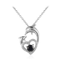 Collana in argento con Zaffiro Blu