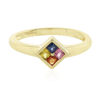 Anello in oro con Zaffiro Blu