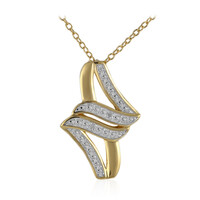 Collana in argento con Diamante I3 (I)