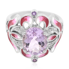 Anello in argento con Ametista Rose de France