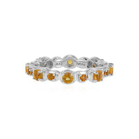 Anello in argento con Citrino
