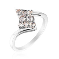 Anello in argento con Morganite