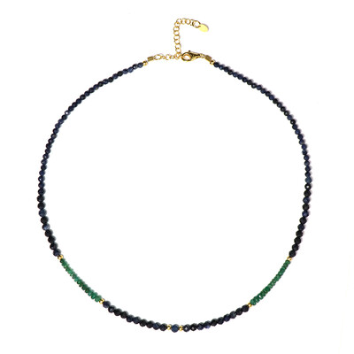Collana in argento con Zaffiro Blu