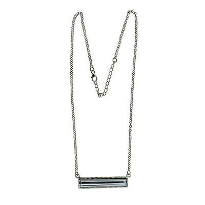 Collana in argento con Ematite Nera