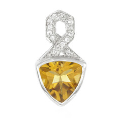 Ciondolo in argento con Quarzo Champagne