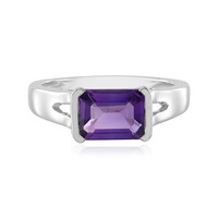 Anello in argento con Ametista Siberiana