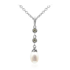Collana in argento con Perla di Acqua Dolce