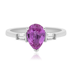 Anello in oro con Zaffiro Rosa (CIRARI)