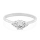 Anello in argento con Petalite