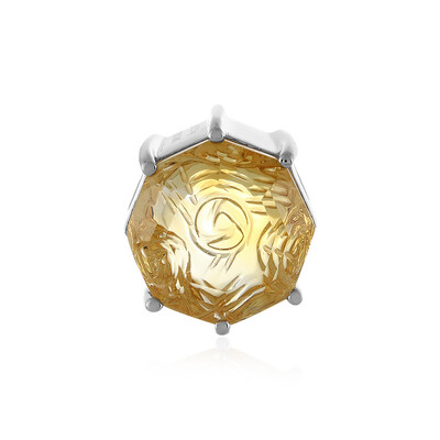 Ciondolo in argento con Citrino (MONOSONO COLLECTION)