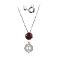 Collana in argento con Perla di Acqua Dolce