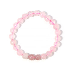 Bracciale con Quarzo Rosa