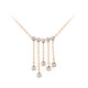 Collana in argento con Zircone (M de Luca)