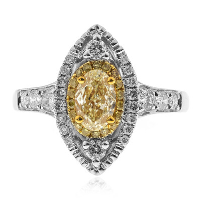 Anello in oro con Diamante Giallo SI2 (CIRARI)