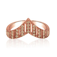 Anello in oro con Diamante Rose de France SI1 di Argyle