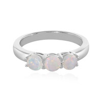 Anello in argento con Opale di Welo