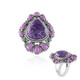 Anello in argento con Charoite (Desert Chic)